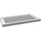 Ekena Millwork Vertical Surface Mount PVC Gable Vent: Functional, w/ 2"W x 1-1/2"P Brickmould Frame, 26"W x 14"H GVPVE26X1402SF - alternate 2